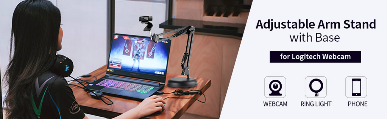 Neewer Adjustable Desktop Suspension Boom Scissor Arm Stand Holder